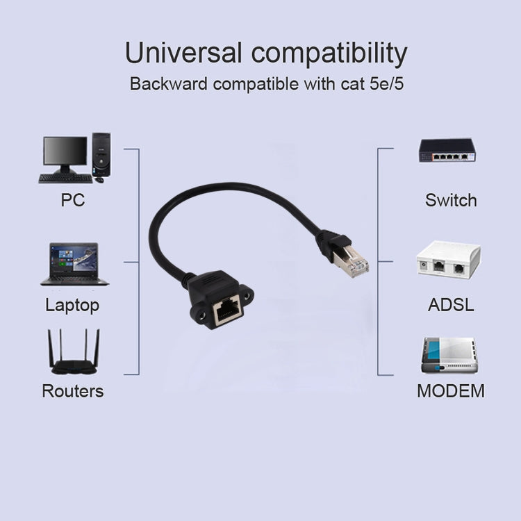 Cavo prolunga RJ45 CAT6E femmina-maschio da 0,3 m - immagine 5