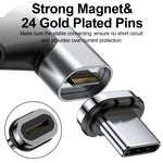 Adattatore magnetico USB-C 100W con pin placcati in oro - immagine 3