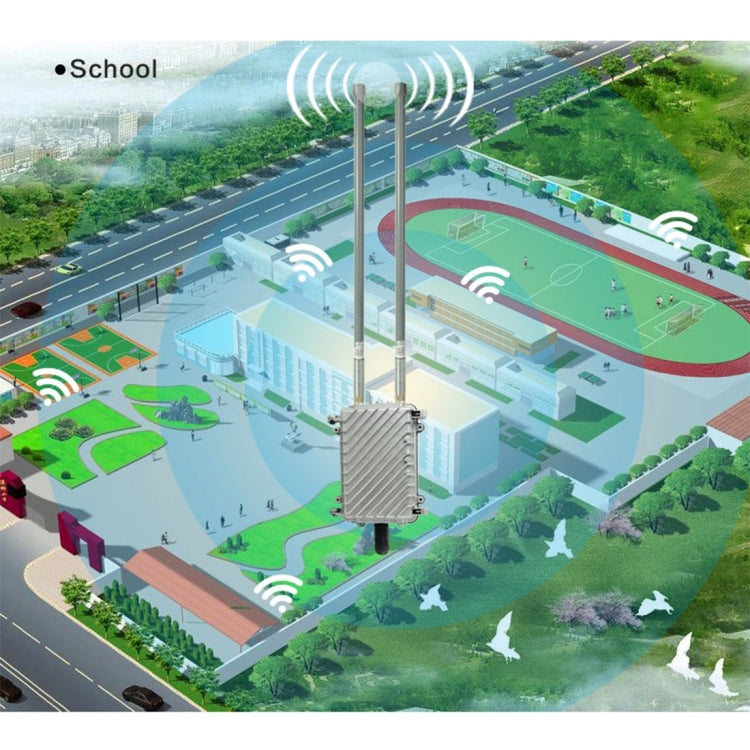 Bridge WiFi esterno COMFAST CF-WA700 300 Mbps con PoE - immagine 17