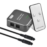 Switcher audio ottico digitale 3x1 SPDIF/TosLink con controller I