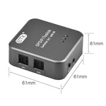 Switcher audio ottico digitale 3x1 SPDIF/TosLink con controller I