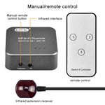 Switcher audio ottico digitale 3x1 SPDIF/TosLink con controller I