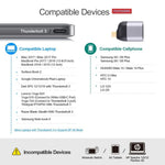 Adattatore USB-C maschio a VGA DB15P femmina 1080p 60 Hz - immagine 5