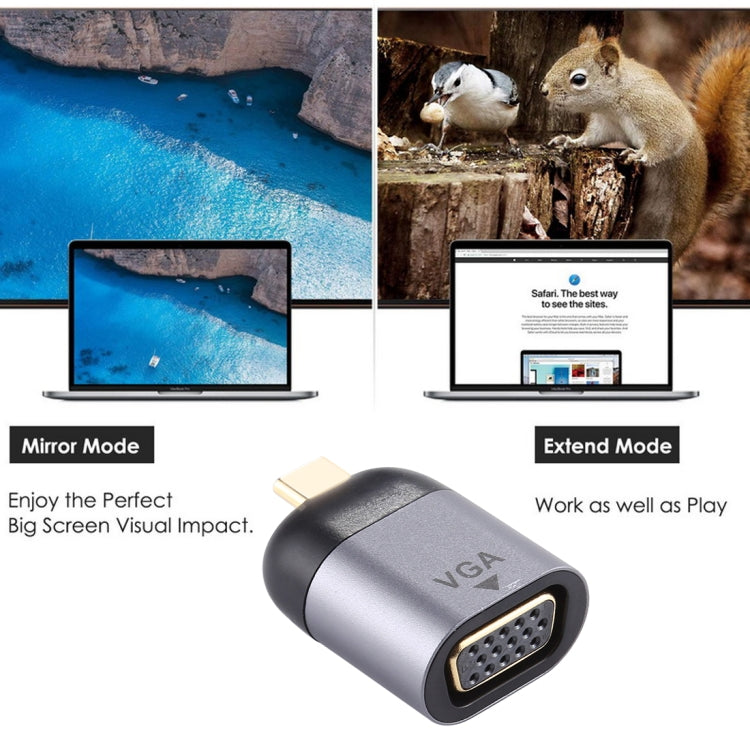 Adattatore USB-C maschio a VGA DB15P femmina 1080p 60 Hz - immagine 6