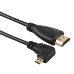 Cavo adattatore Micro HDMI a HDMI 4K 50cm angolo sinistro