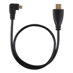 Cavo adattatore Micro HDMI a HDMI 4K 50cm angolo sinistro