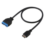 Cavo di espansione USB 3.1 Type-E a USB 3.0 da 30 cm - immagine 2