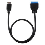 Cavo di espansione USB 3.1 Type-E a USB 3.0 da 30 cm - immagine 3