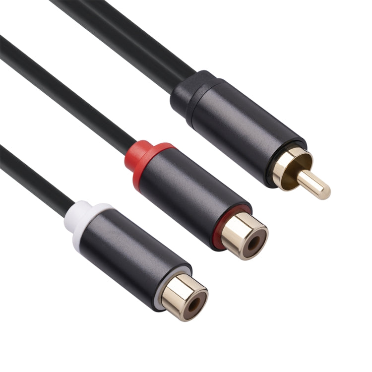 Cavo adattatore audio RCA maschio a doppio RCA femmina 12 cm
