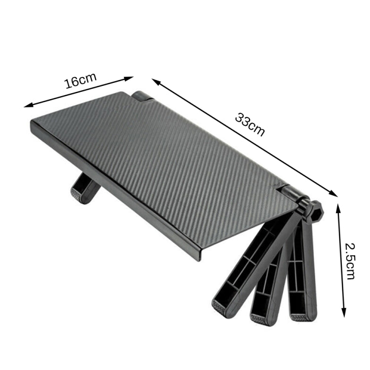 Staffa porta set-top box per monitor e TV 33x16 cm