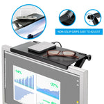 Staffa porta set-top box per monitor e TV 33x16 cm