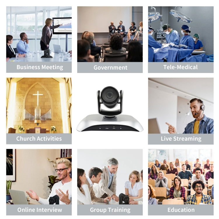 Telecamera USB HD 1080P grandangolare per videoconferenze