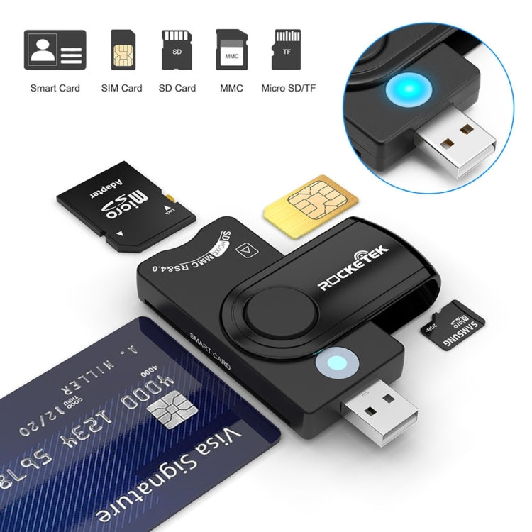 Rocketek CR310 Lettore Smart Card USB 2.0