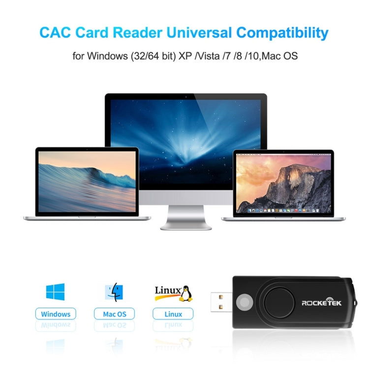 Rocketek CR310 Lettore Smart Card USB 2.0