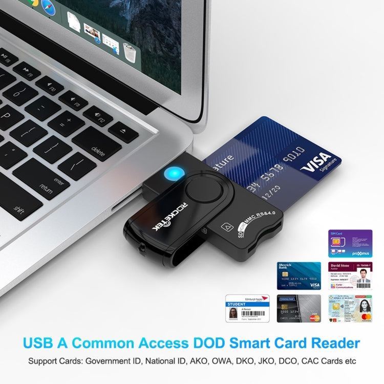 Rocketek CR310 Lettore Smart Card USB 2.0