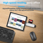 Lettore schede USB 2 in 1 per iPhone e computer