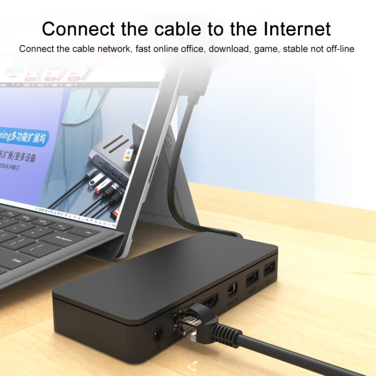 Docking station multifunzione 12 in 1 USB-C HDMI RJ45