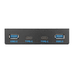 Pannello frontale: 2 x USB 3.0 + 2 x unità floppy USB-C/Type-C, 2 x USB 3.0 + 2 x Type-C