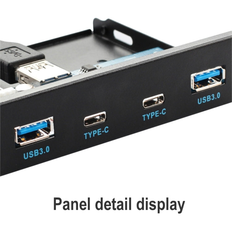 Pannello frontale: 2 x USB 3.0 + 2 x unità floppy USB-C/Type-C, 2 x USB 3.0 + 2 x Type-C