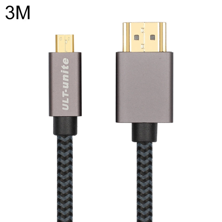 Cavo HDMI a Micro HDMI 3m con testa placcata oro