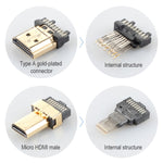 Cavo HDMI a Micro HDMI 3m con testa placcata oro