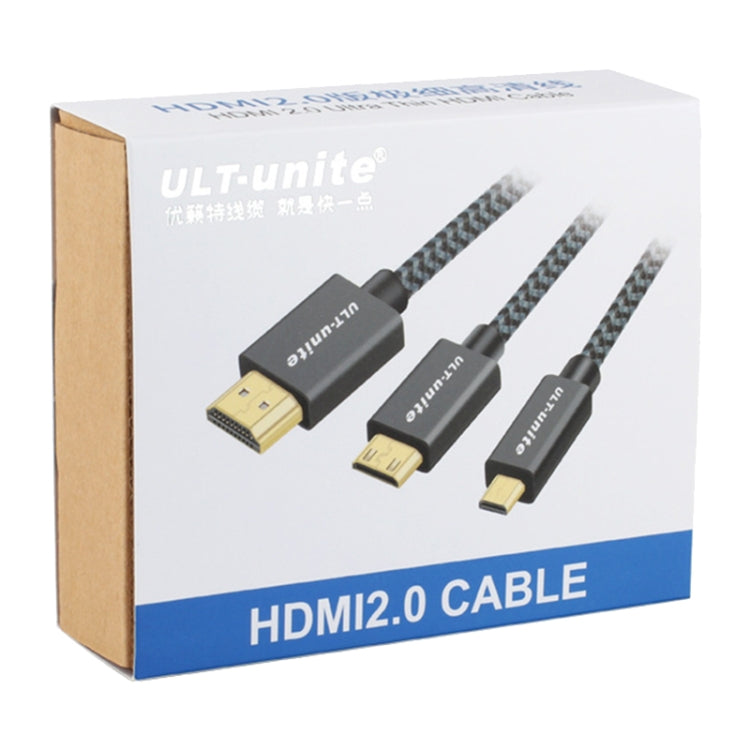 Cavo HDMI a Micro HDMI 3m con testa placcata oro