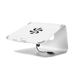 Supporto raffreddamento laptop in alluminio con ventola USB