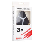 Adattatore HUB USB 3.0 4 porte 5 Gbps con cavo 20 cm