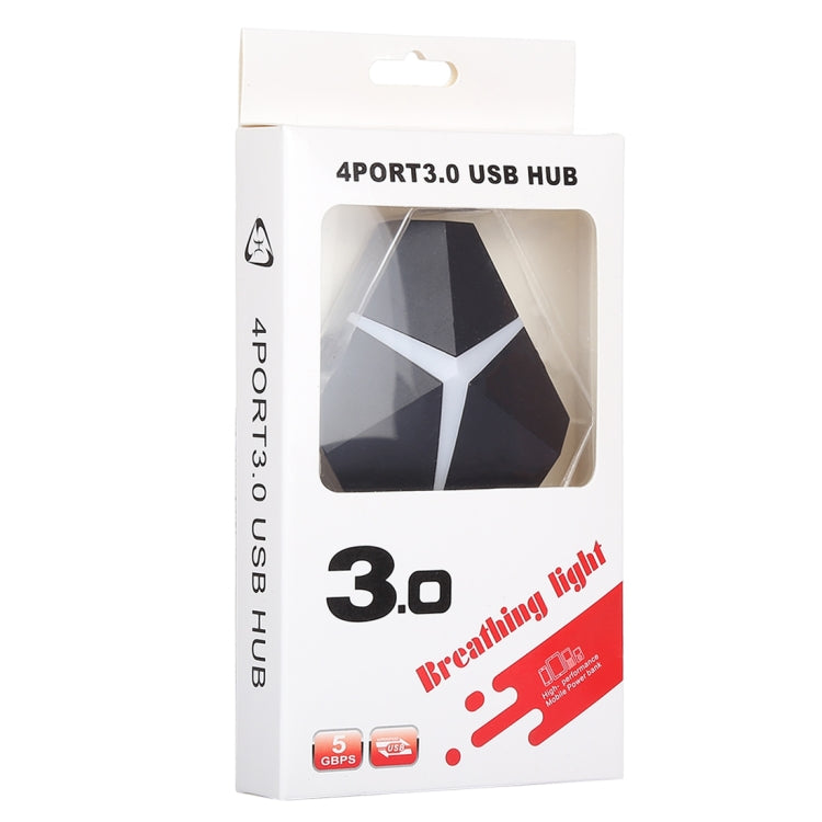 Adattatore HUB USB 3.0 4 porte 5 Gbps con cavo 20 cm