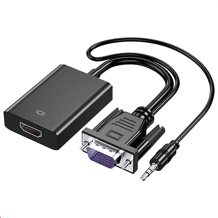 Convertitore VGA maschio a HDMI femmina 1080P con cavo audio