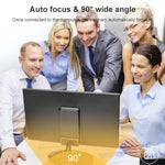 Telecamera HD 2K USB con luce ad anello e messa a fuoco automatic