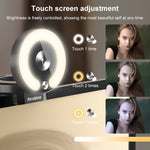 Telecamera HD 2K USB con luce ad anello e messa a fuoco automatic