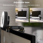 Telecamera HD 2K USB con luce ad anello e messa a fuoco automatic
