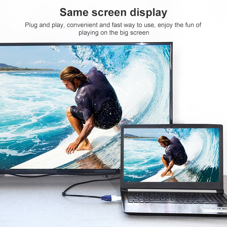 Adattatore convertitore da HDMI a VGA 1080p