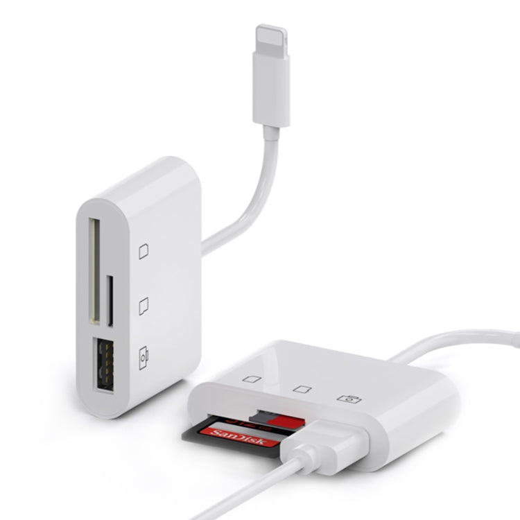 Lettore schede OTG 3 in 1 con porta 8 PIN D-168