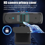 Webcam USB 5M pixel 2.5K con microfono e autofocus