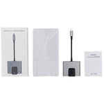 Adattatore 3 in 1 per iPhone con RJ45 e audio 8 pin