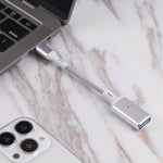 Adattatore OTG 8 pin maschio a USB femmina per iOS