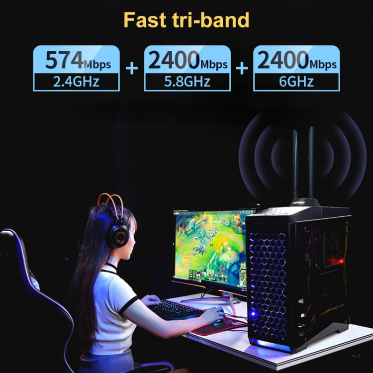 Scheda di rete wireless COMFAST AX200 Plus WiFi6 PCIE