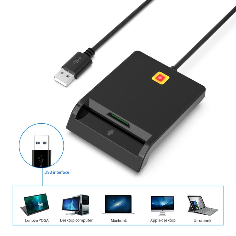 Lettore di carte SIM USB 2.0 CR301 Rocketek