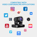 Feelworld USB10X Telecamera PTZ USB 1080P con Zoom 10X