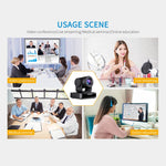 Feelworld USB10X Telecamera PTZ USB 1080P con Zoom 10X