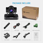 Feelworld USB10X Telecamera PTZ USB 1080P con Zoom 10X
