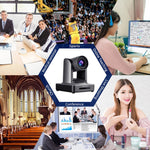 Feelworld NDI20X Telecamera PTZ Zoom Ottico 20X Full HD