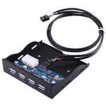 Pannello frontale baia espansione floppy 3,5" USB 2.0 4 porte