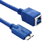 Cavo adattatore USB 3.0 B femmina a Micro B maschio 30 cm
