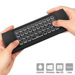 Telecomando tastiera wireless MX3-L retroilluminato 2,4 GHz