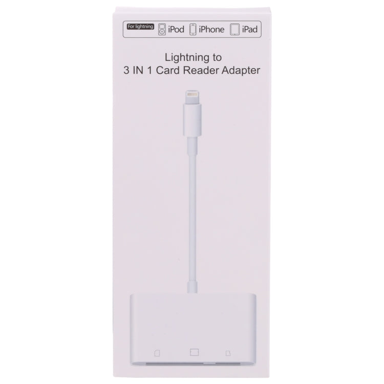 Lettore schede CF TF SD 3 in 1 per dispositivi iOS