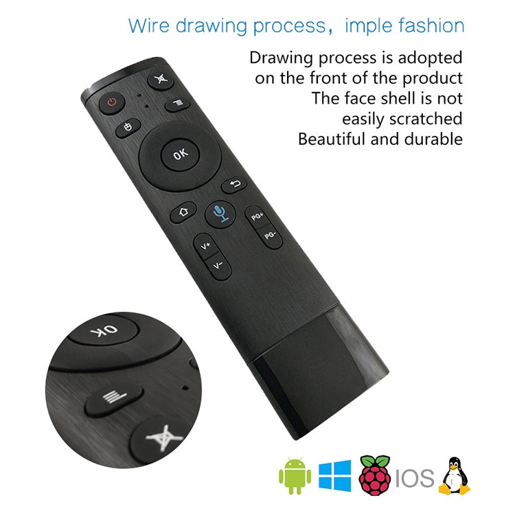 Giroscopio wireless Q5 con telecomando vocale USB 2.4G