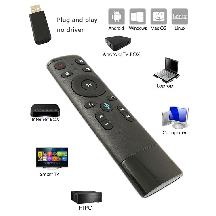 Giroscopio wireless Q5 con telecomando vocale USB 2.4G